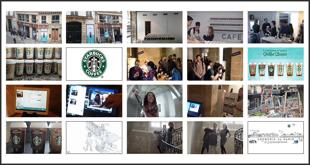 Cremerie de Paris hosting a Starbucks Pop Up Cafe